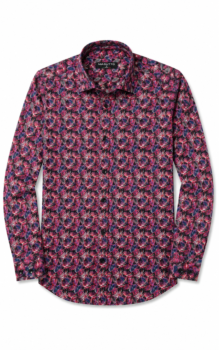 adolfo dress shirts MASUTTO Adolfo/29 Long Sleeve Button Down Shirt