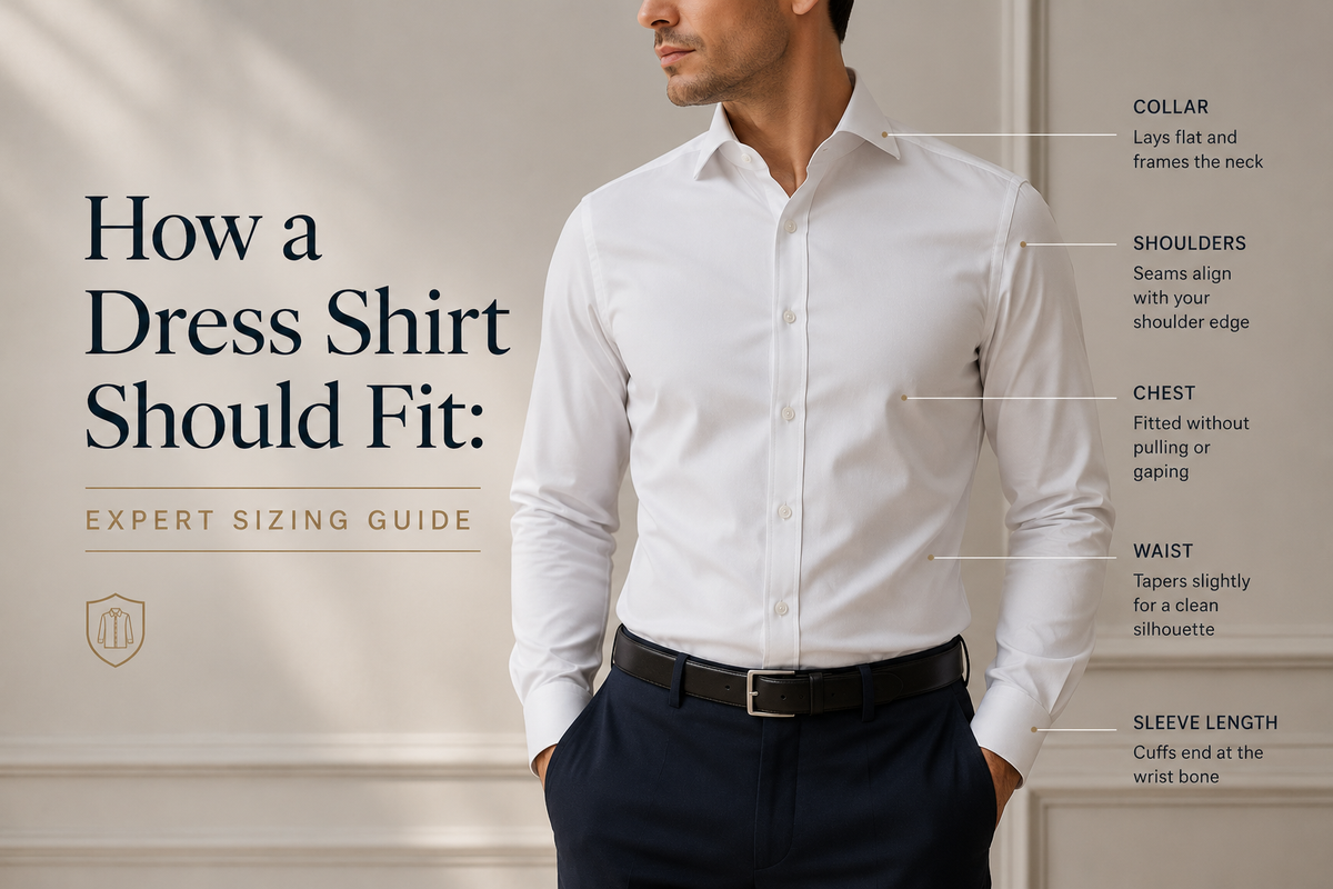 How a Dress Shirt Should Fit: Expert Sizing Guide