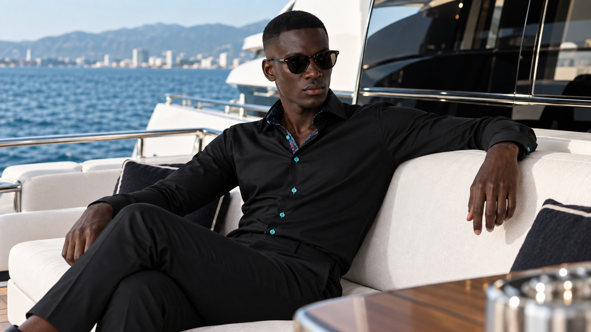 Why Black Button-Down Shirts Never Go Out of Style