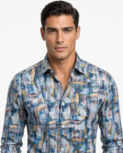 Load image into Gallery viewer, MASUTTO Robinio/92 Long Sleeve Button Down Shirt