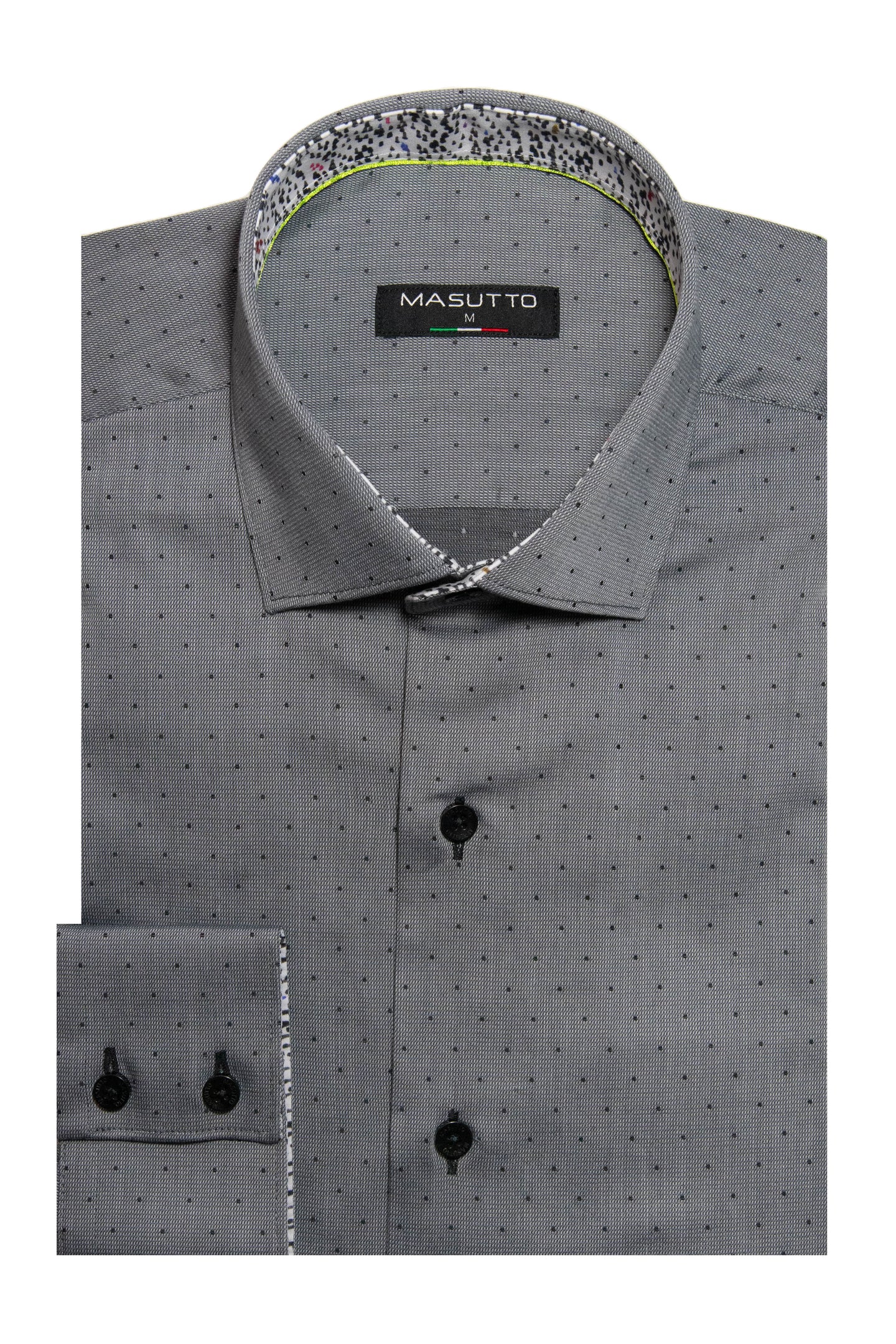 MASUTTO ADRIAN/18 LONG SLEEVE BUTTON DOWN SHIRT