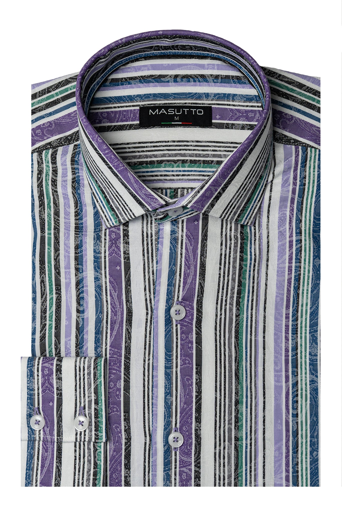 MASUTTO ADRIANO/06 LONG SLEEVE BUTTON DOWN SHIRT