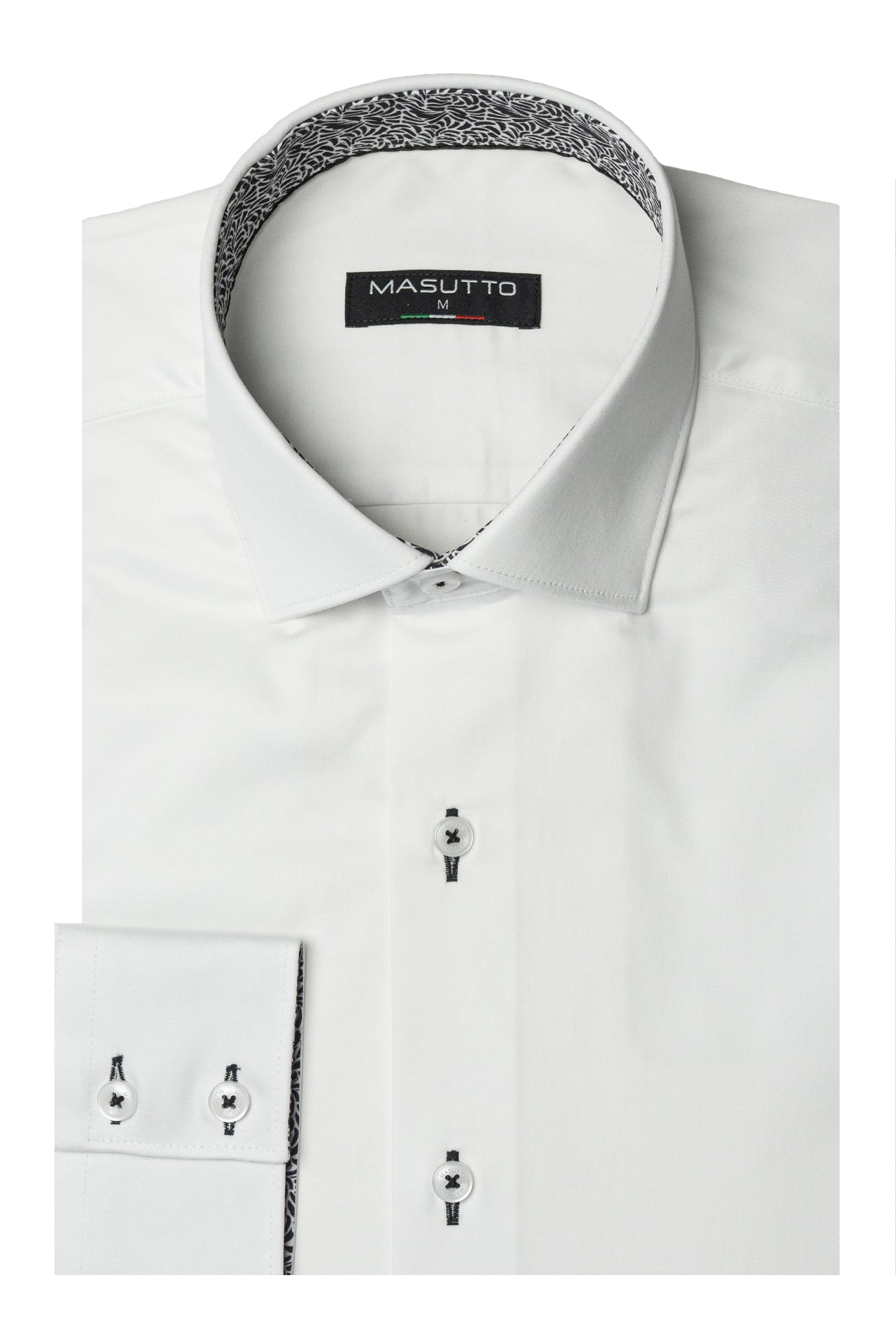 MASUTTO ARIA/05 LONG SLEEVE BUTTON DOWN SHIRT