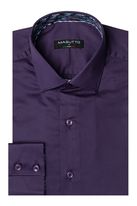 MASUTTO ARIA/16 LONG SLEEVE BUTTON DOWN SHIRT