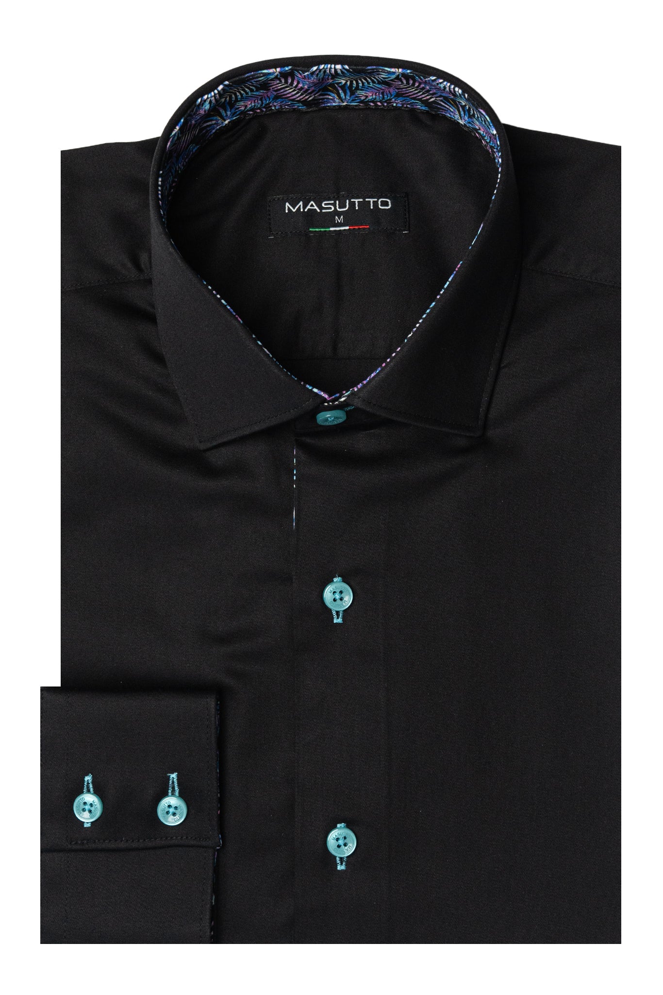 MASUTTO ARIA/18 LONG SLEEVE BUTTON DOWN SHIRT