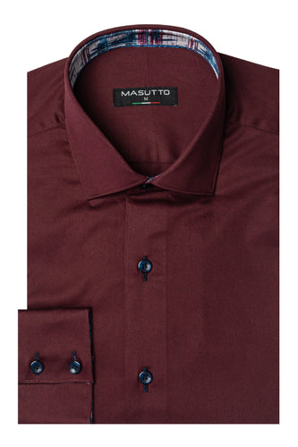 MASUTTO ARIA/29 LONG SLEEVE BUTTON DOWN SHIRT