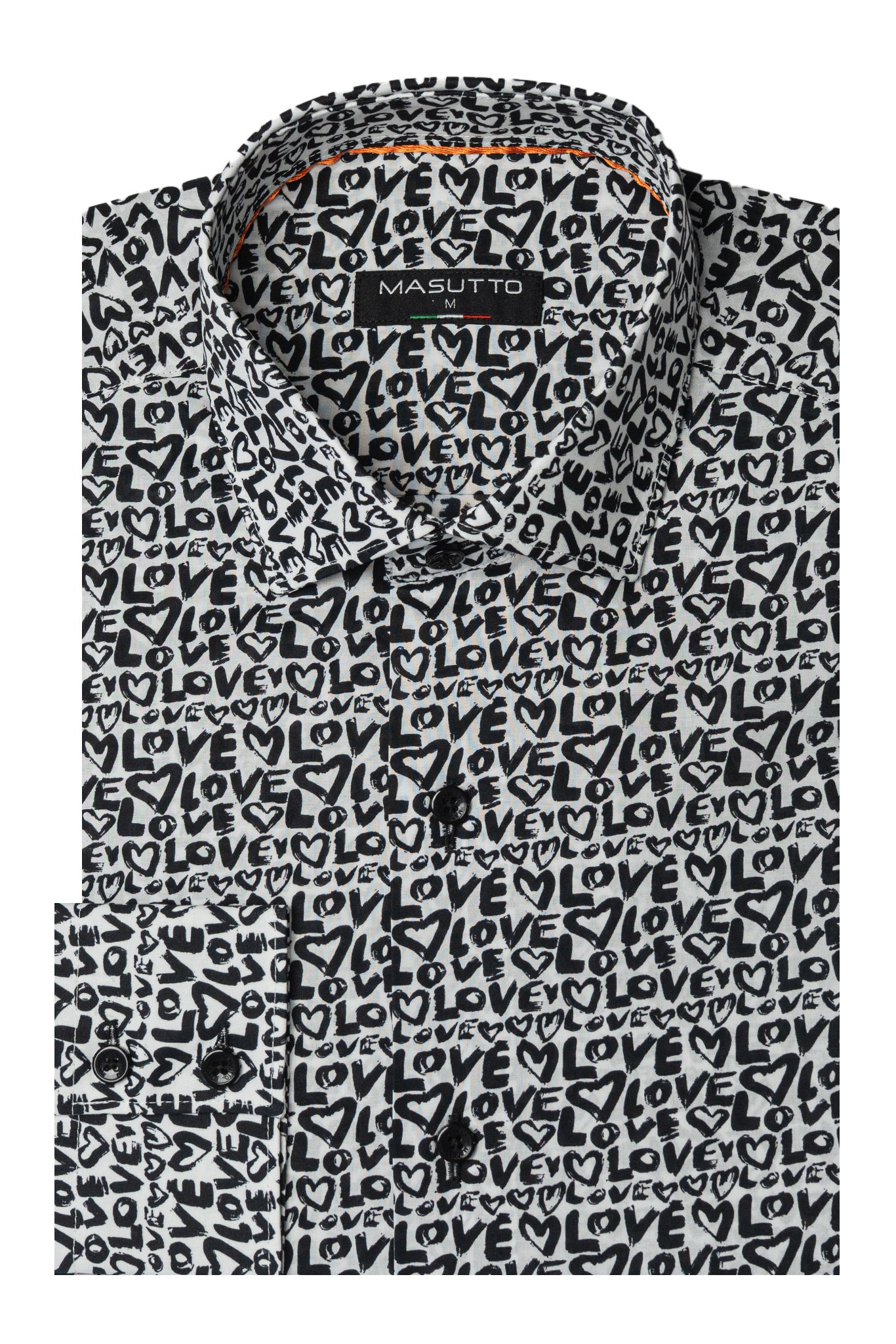 MASUTTO BLOOM/05 LONG SLEEVE BUTTON DOWN SHIRT