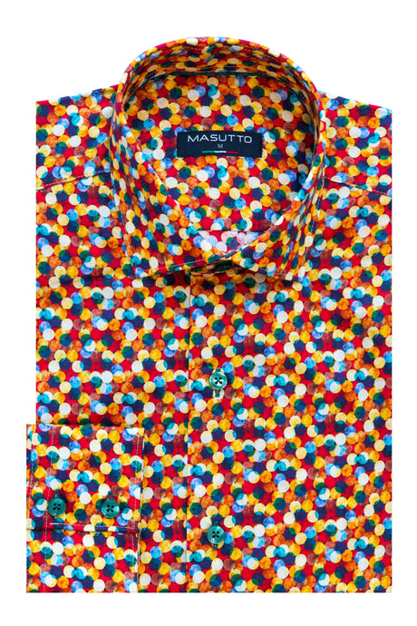 MASUTTO BRYAN/09 LONG SLEEVE BUTTON DOWN SHIRT