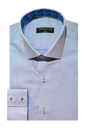 MASUTTO CAPRI/02 LONG SLEEVE BUTTON DOWN SHIRT
