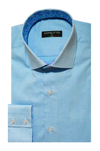 MASUTTO CAPRI/55 LONG SLEEVE BUTTON DOWN SHIRT