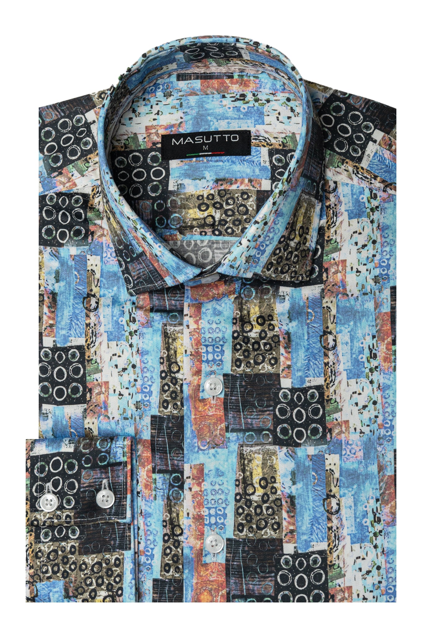 MASUTTO CONCORD/02 LONG SLEEVE BUTTON DOWN SHIRT
