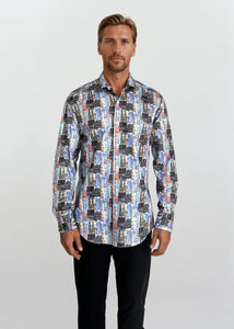 MASUTTO CONCORD/02 LONG SLEEVE BUTTON DOWN SHIRT
