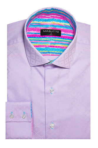 MASUTTO DIAZ/06 LONG SLEEVE BUTTON DOWN SHIRT