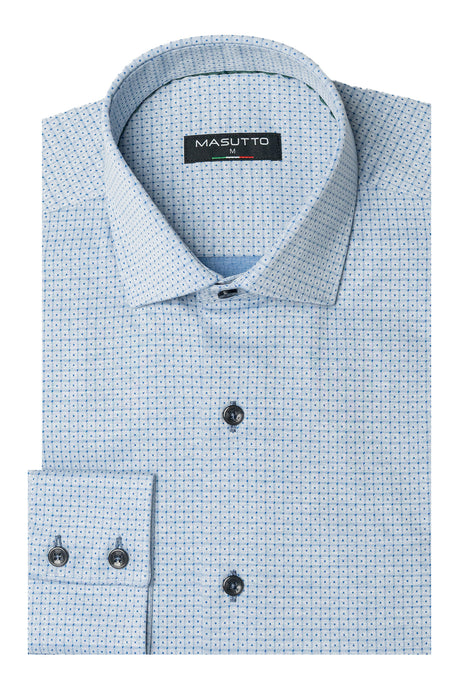 MASUTTO EVANS/92 LONG SLEEVE BUTTON DOWN SHIRT