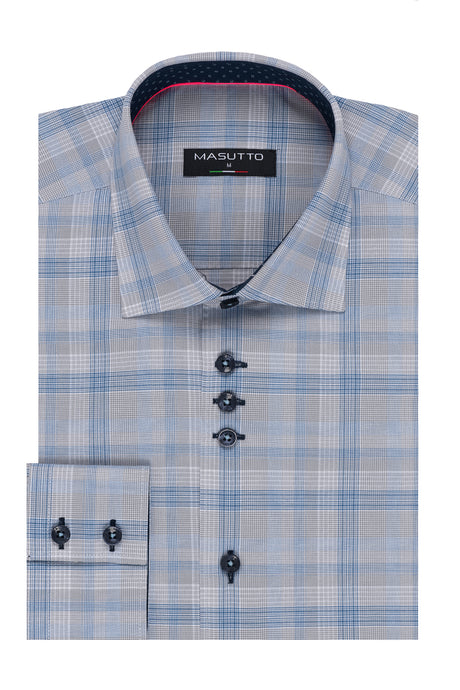 MASUTTO FULTON/69 LONG SLEEVE BUTTON DOWN SHIRT