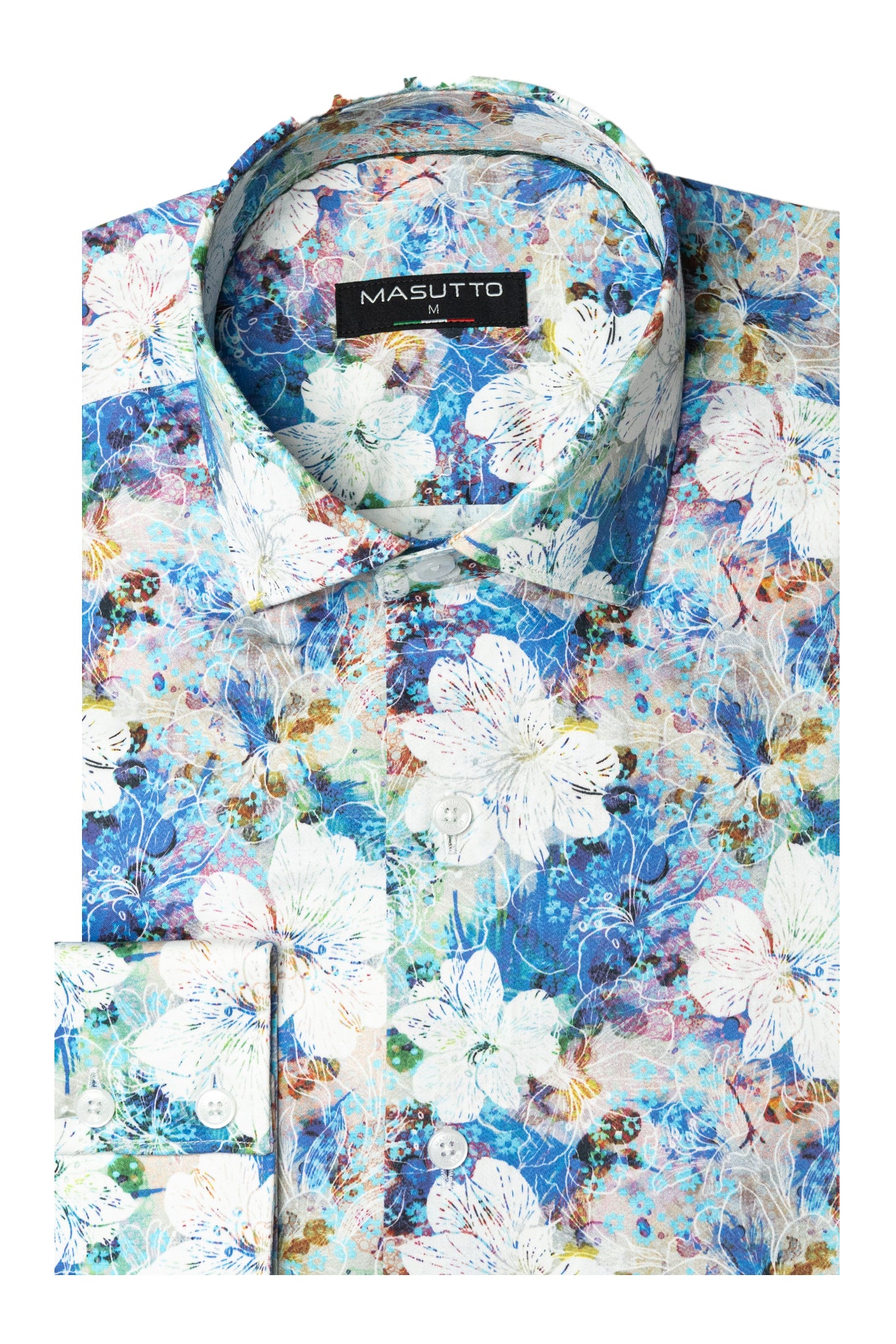 MASUTTO GABRIO/02 LONG SLEEVE BUTTON DOWN SHIRT