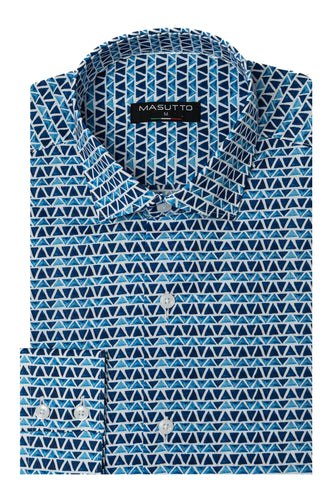 MASUTTO HARRY/92 LONG SLEEVE BUTTON DOWN SHIRT