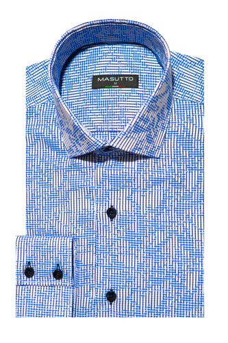 MASUTTO HENRY/02 LONG SLEEVE BUTTON DOWN SHIRT