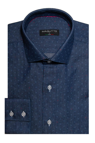 MASUTTO JORDAN/92 LONG SLEEVE BUTTON DOWN SHIRT