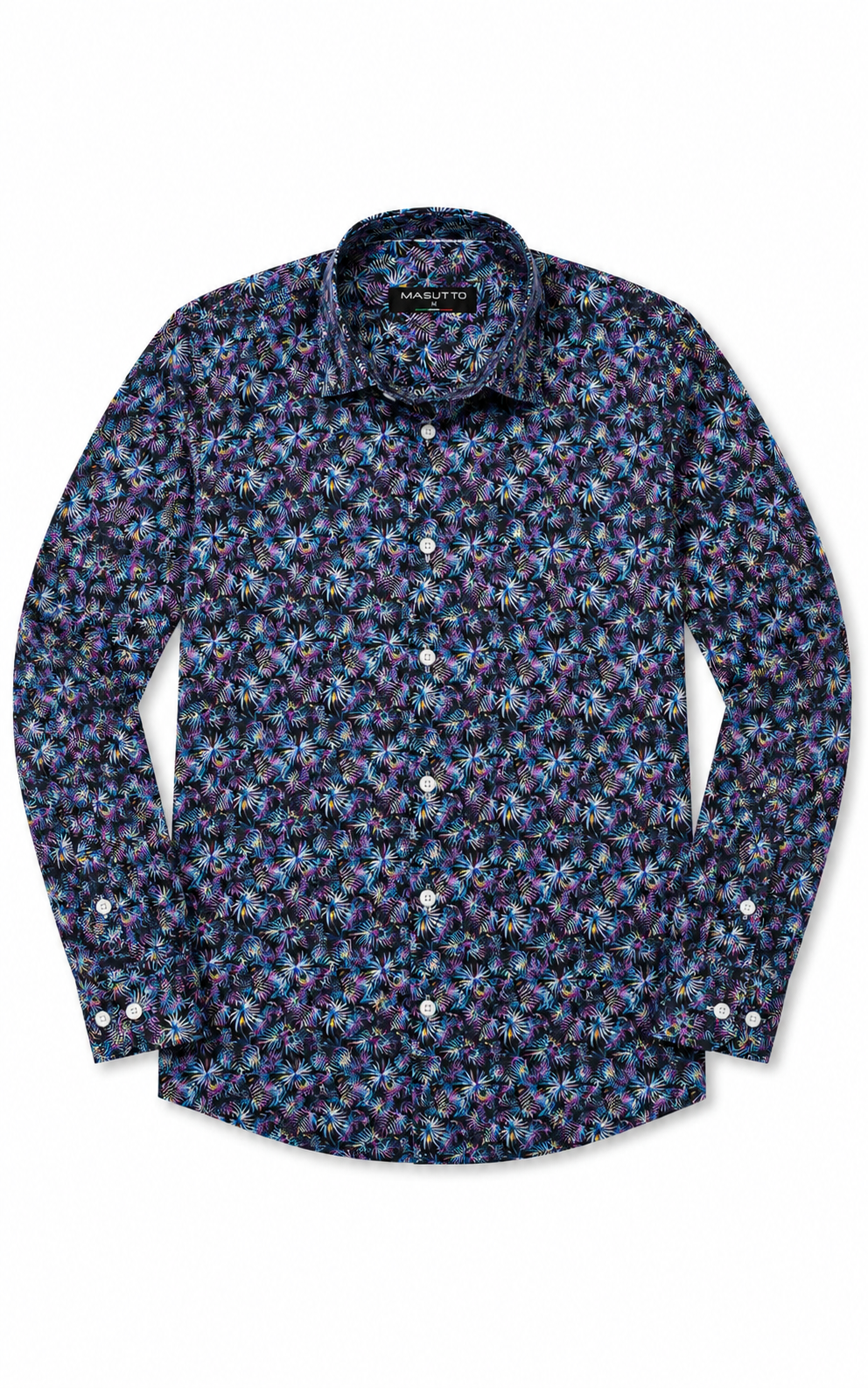 adolfo dress shirts MASUTTO Adolfo/18 Long Sleeve Button Down Shirt 3XL