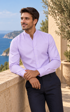Load image into Gallery viewer, MASUTTO Charlote/06 Long Sleeve Shirt Tulip Collar