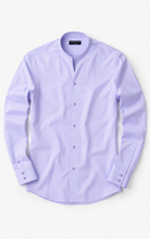 Load image into Gallery viewer, Light purple dress shirt on a white background