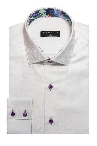 MASUTTO MATTEO/05 LONG SLEEVE BUTTON DOWN SHIRT