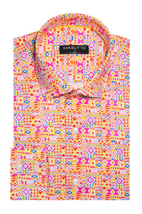 MASUTTO ORLANDO/52 LONG SLEEVE BUTTON DOWN SHIRT