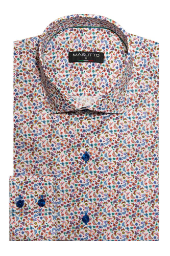 MASUTTO RIO/29 LONG SLEEVE BUTTON DOWN SHIRT