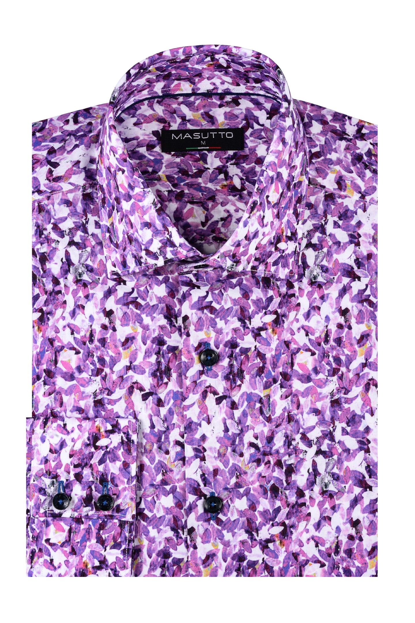 MASUTTO ROME/52 LONG SLEEVE BUTTON DOWN SHIRT