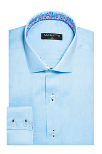 MASUTTO ROYAL/02 LONG SLEEVE BUTTON DOWN SHIRT