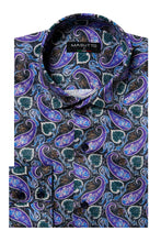 Load image into Gallery viewer, Paisley patterned shirt with 'MASUTTI' label on a white background