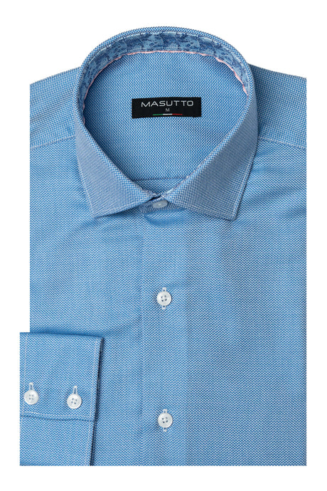 MASUTTO SIENA/02 LONG SLEEVE BUTTON DOWN SHIRT