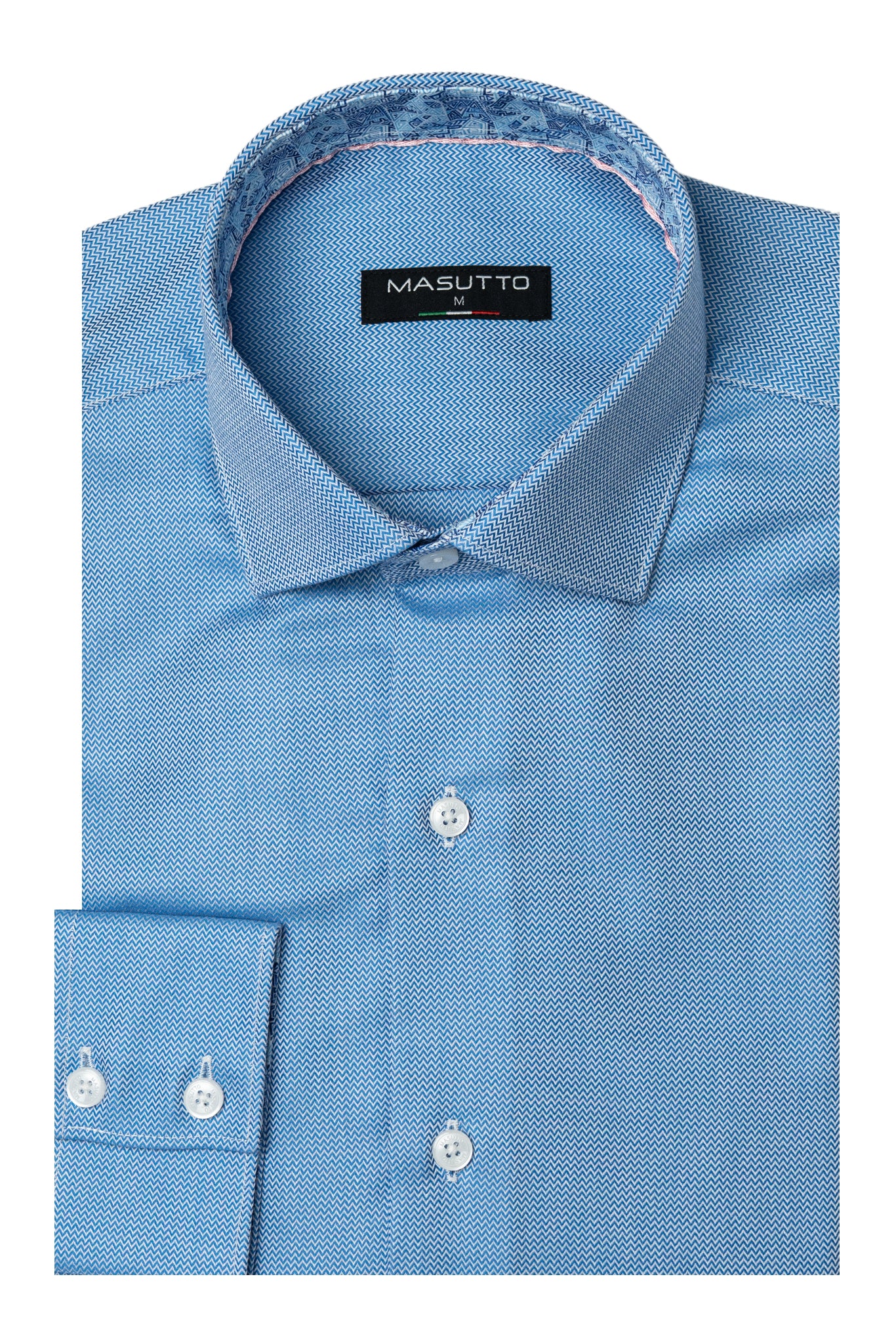 MASUTTO SIENA/02 LONG SLEEVE BUTTON DOWN SHIRT