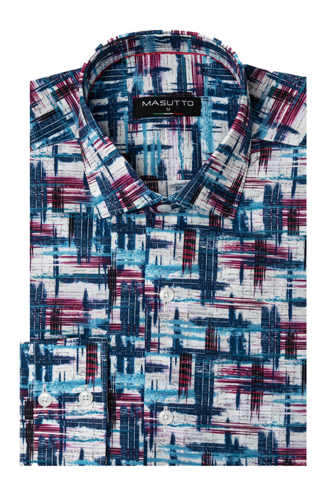 MASUTTO SOUZA/92 LONG SLEEVE BUTTON DOWN SHIRT