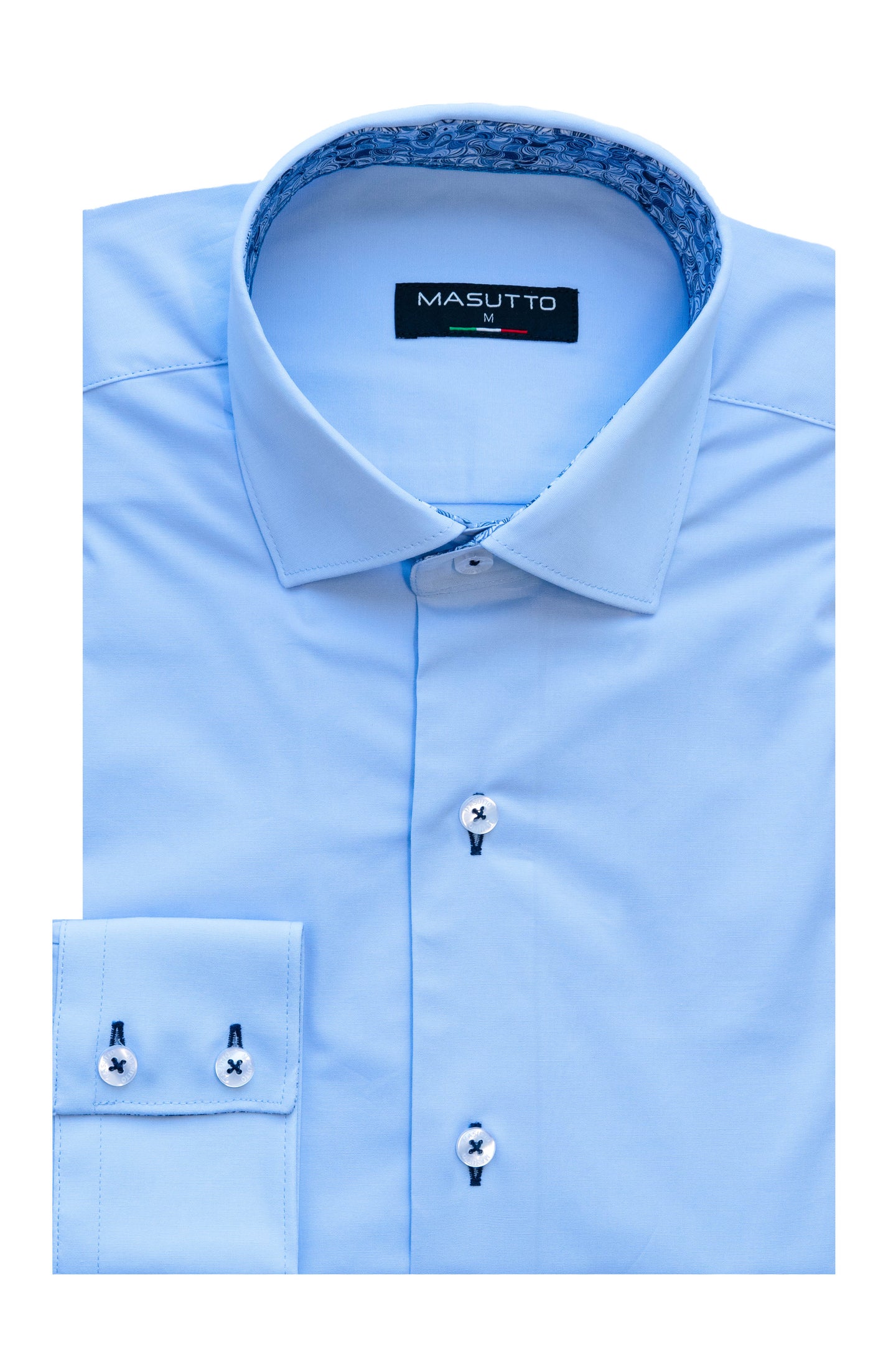 MASUTTO THEO/02 LONG SLEEVE BUTTON DOWN SHIRT