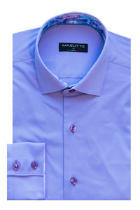 MASUTTO THEO/06 LONG SLEEVE BUTTON DOWN SHIRT