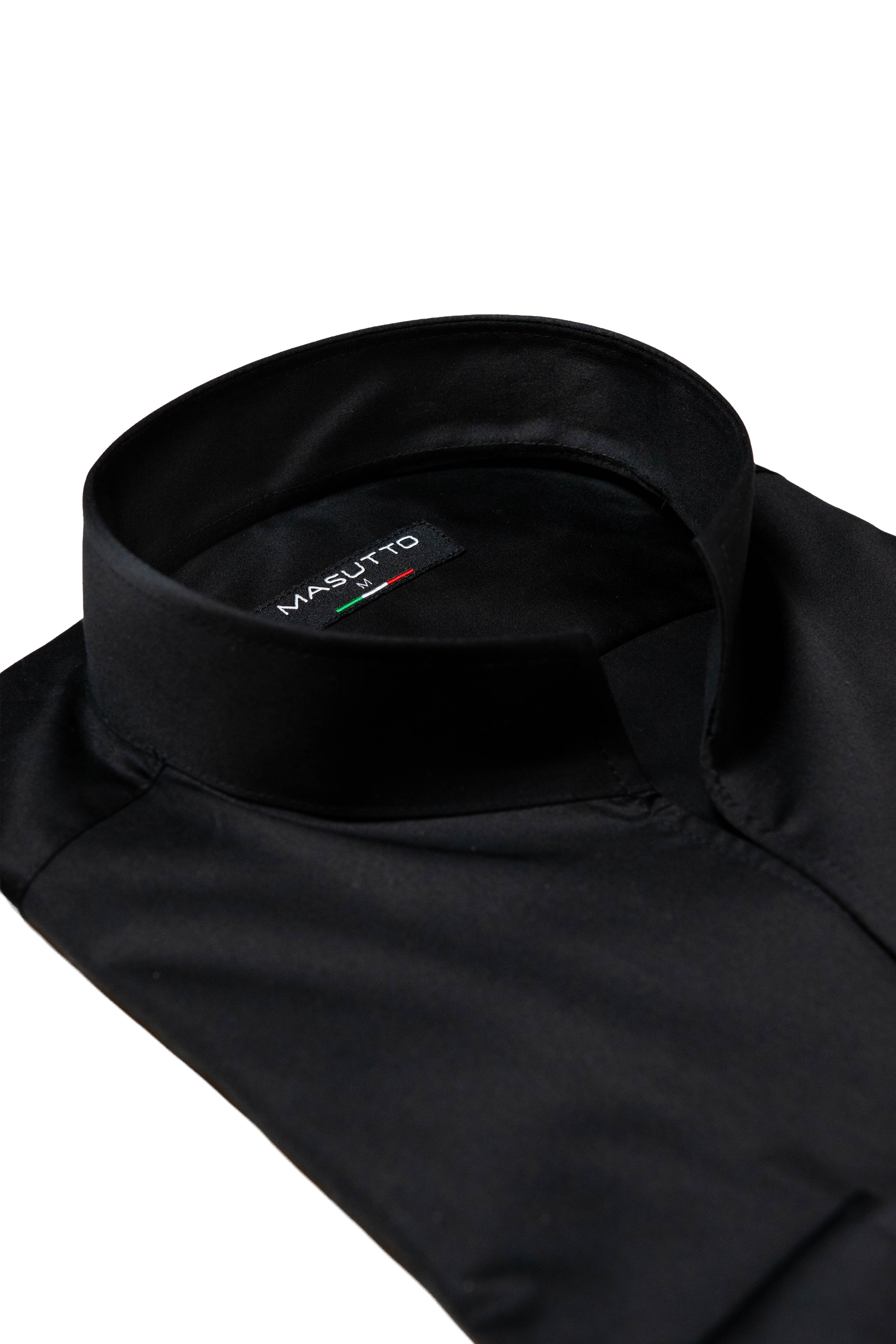 MASUTTO Tonali/18 Long Sleeve Shirt Tulip Collar