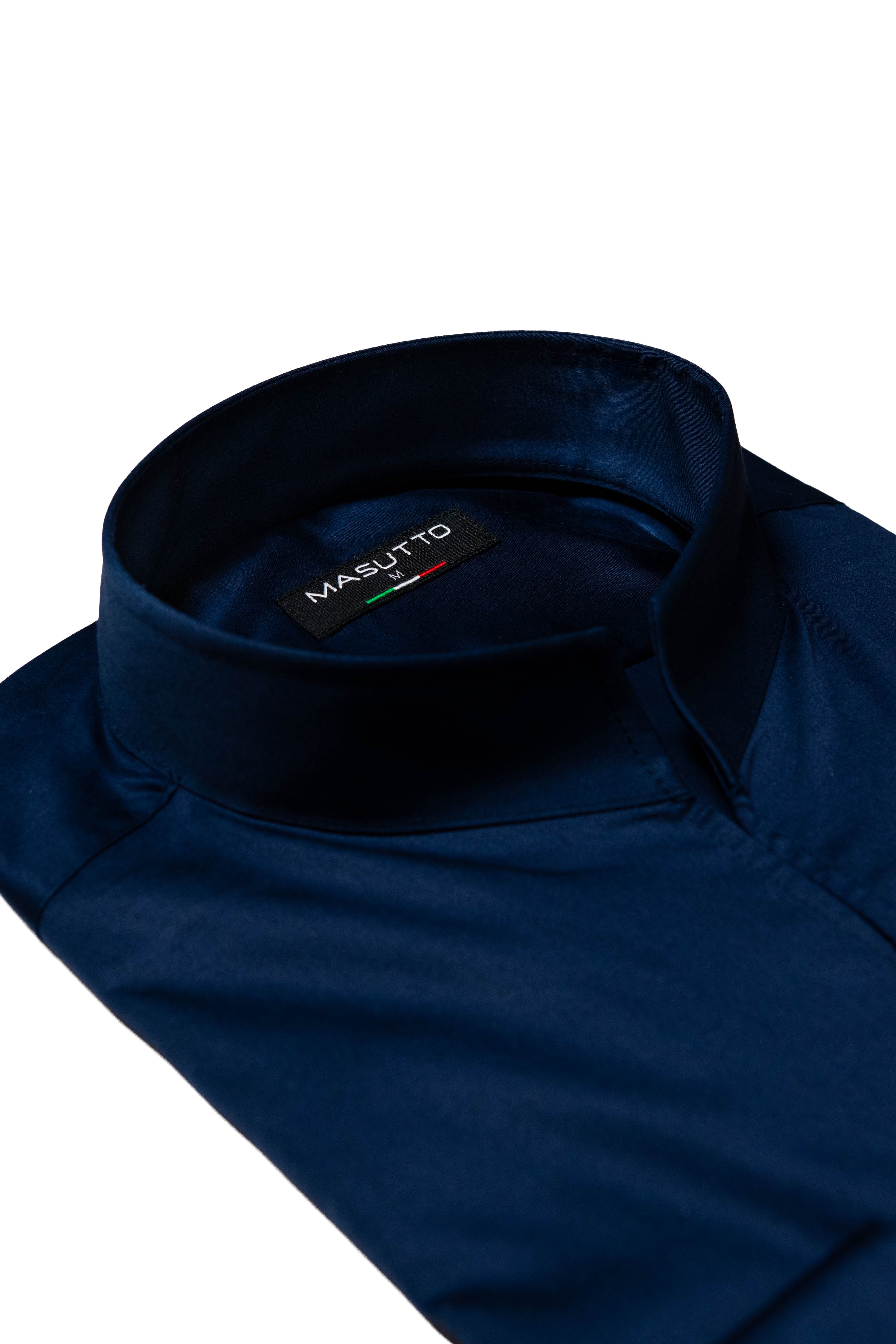 MASUTTO Tonali/92 Long Sleeve Shirt Tulip Collar