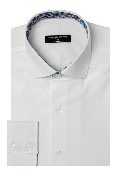 MASUTTO WILSON/05 LONG SLEEVE BUTTON DOWN SHIRT