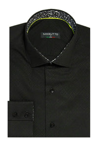 MASUTTO YORK/18 LONG SLEEVE BUTTON DOWN SHIRT