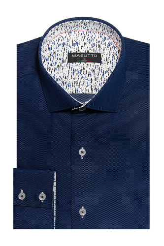 MASUTTO ZOLA/92 LONG SLEEVE BUTTON DOWN SHIRT