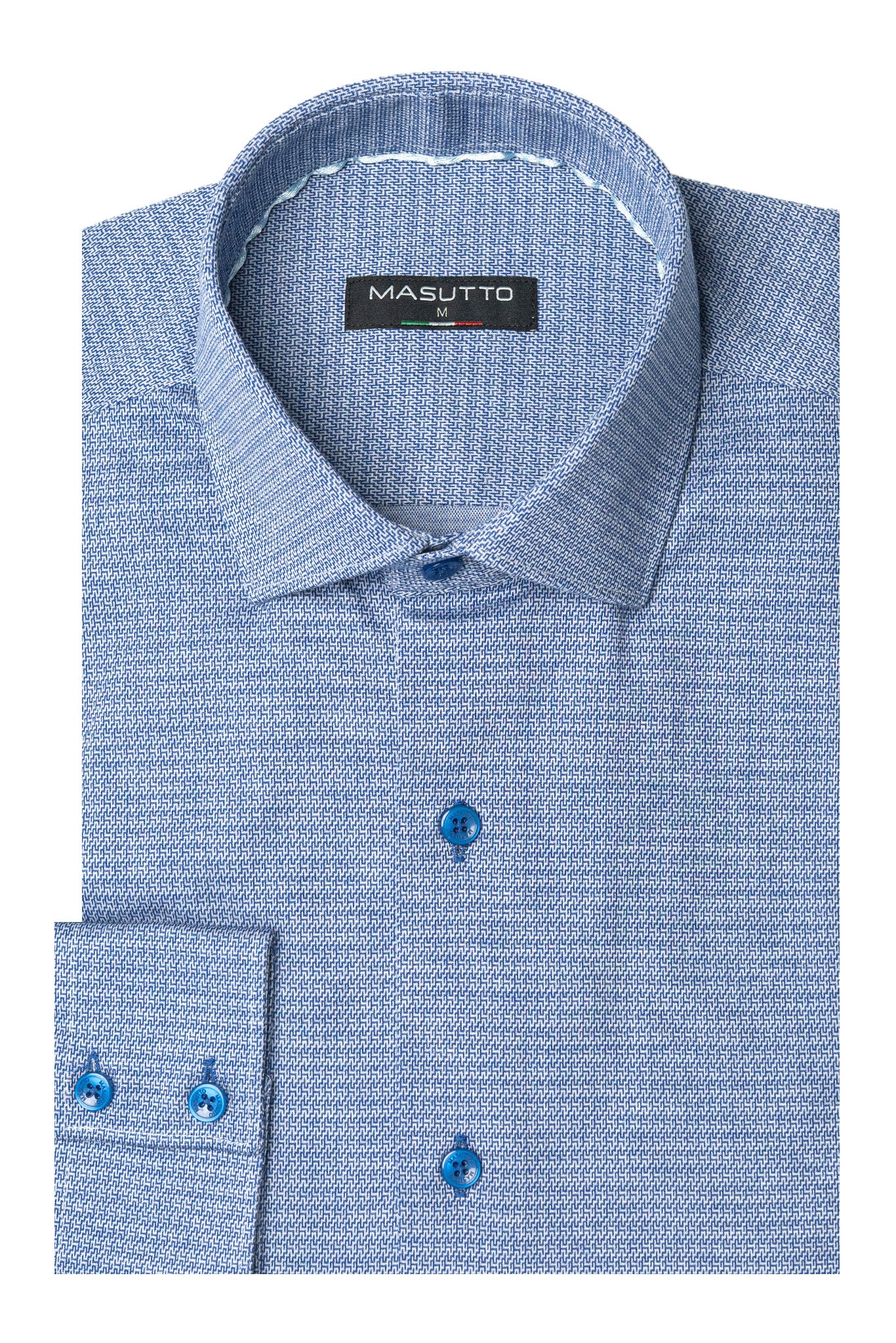 MASUTTO ZOUL/92 LONG SLEEVE BUTTON DOWN SHIRT