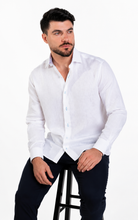 Load image into Gallery viewer, MASUTTO Torre/05 Linen Long Sleeve Button Down Shirt