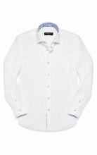 Load image into Gallery viewer, MASUTTO Torre/05 Linen Long Sleeve Button Down Shirt