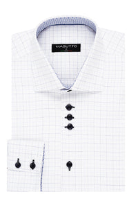 MASUTTO ALON/02 LONG SLEEVE BUTTON DOWN SHIRT