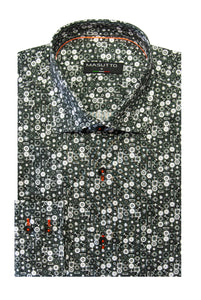 MASUTTO ARIA/18 LONG SLEEVE BUTTON DOWN SHIRT