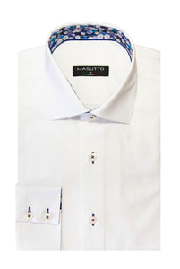 MASUTTO CHANERO/05 LONG SLEEVE BUTTON DOWN SHIRT