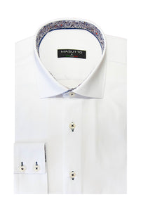 MASUTTO GIANNIS/05 LONG SLEEVE BUTTON DOWN SHIRT