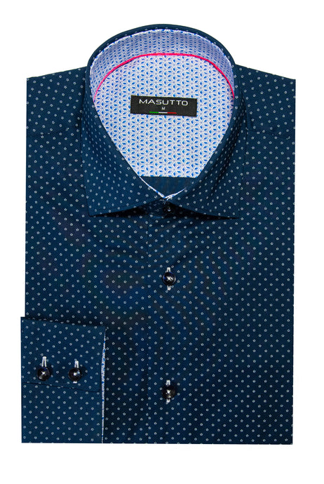 MASUTTO LISBON/92 LONG SLEEVE BUTTON DOWN SHIRT